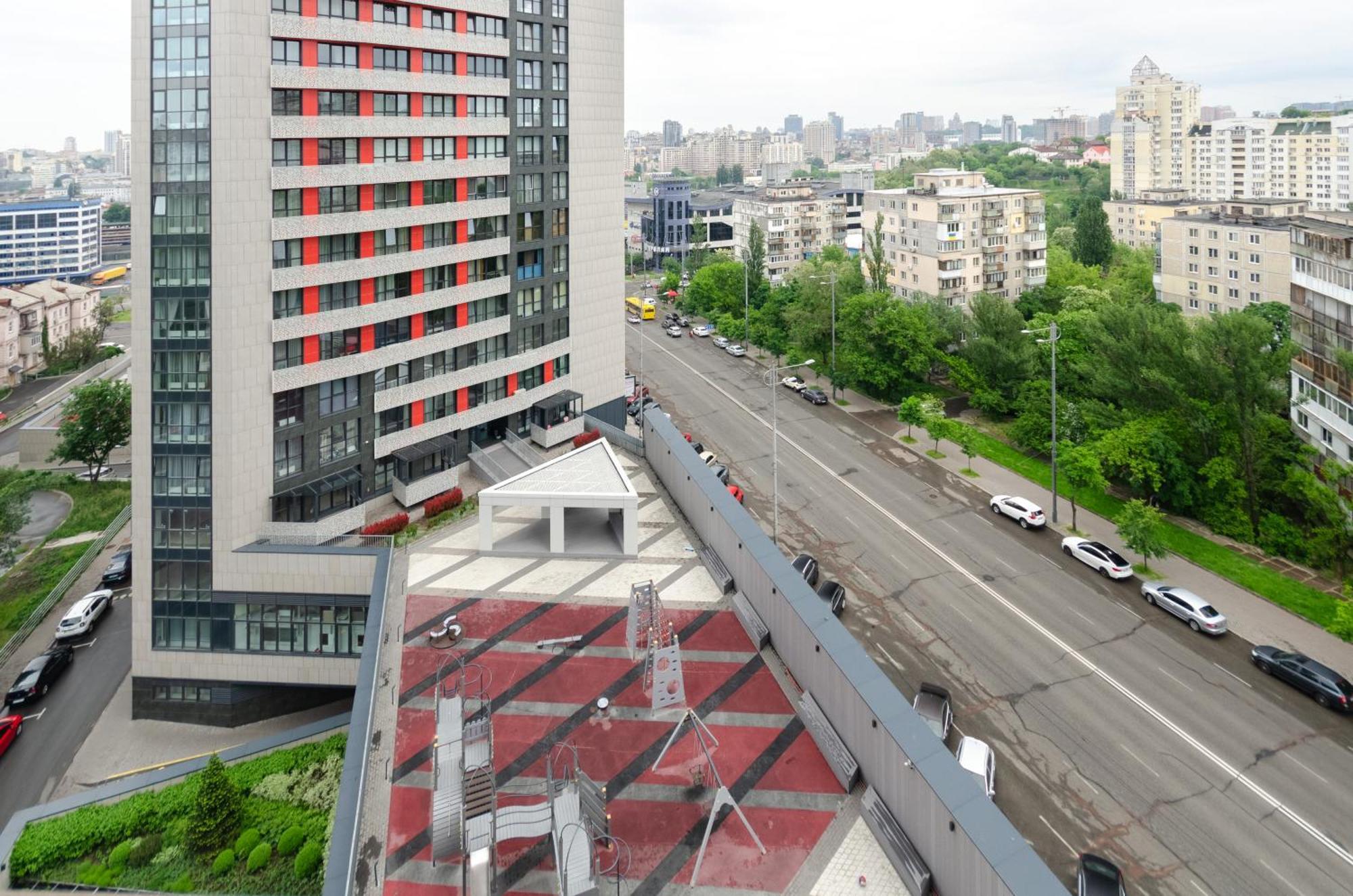 Petrovdom Apartments 7-13 In Rc Manhattan City,Beresteiskyi 11 Kijev Kültér fotó