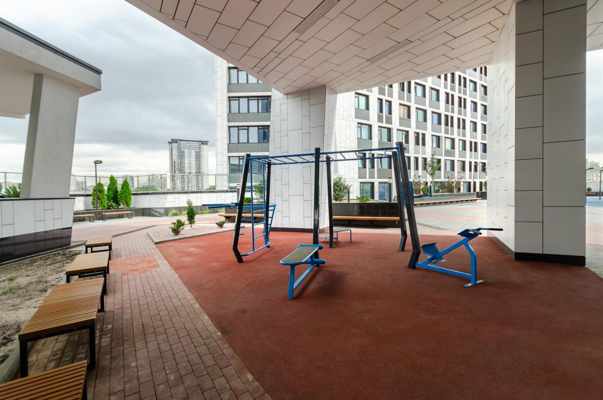 Petrovdom Apartments 7-13 In Rc Manhattan City,Beresteiskyi 11 Kijev Kültér fotó